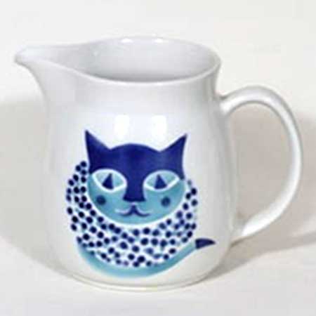 Arabia good Finland, KISSA (Cat) Pitcher or Jug, Gunvor Olin Gronqvist. 1969